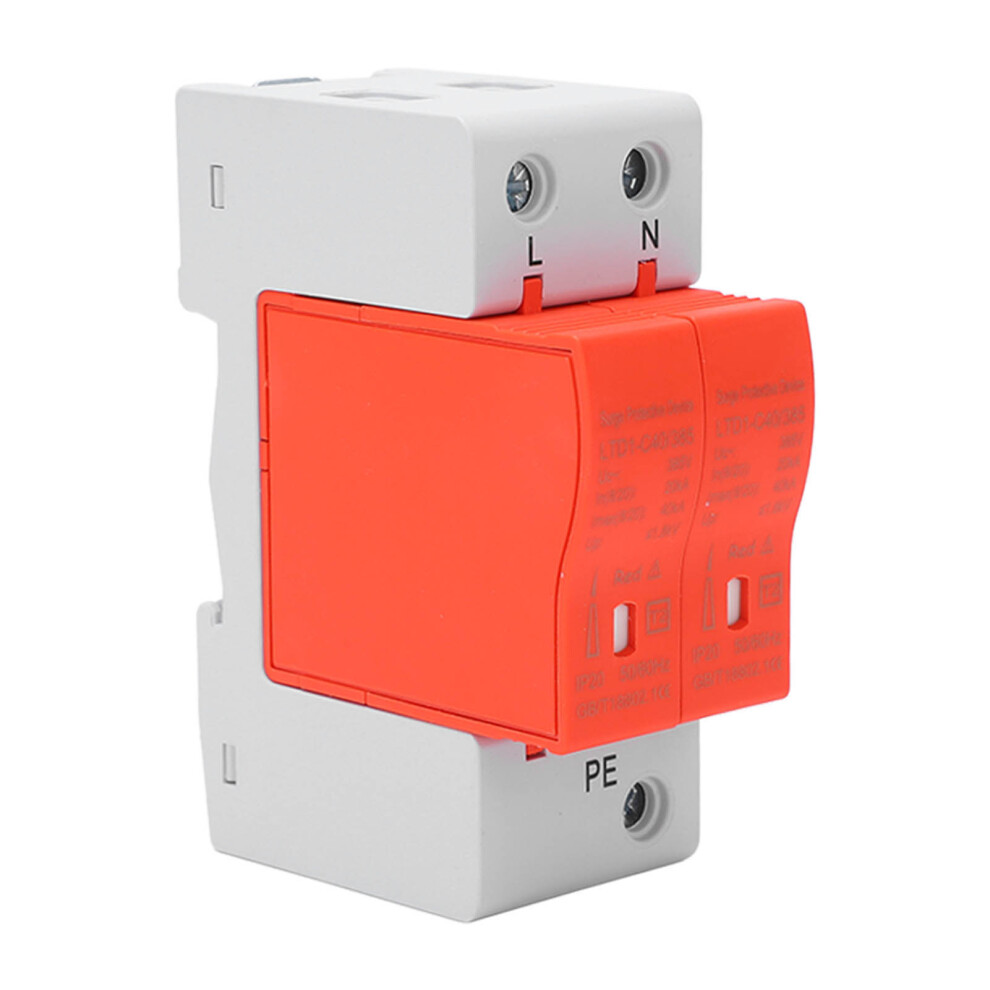 Surge Protective Device Voltage Protection Arrester Protector 385V Ac 20Â40Ka For Home 2P 9441320800986