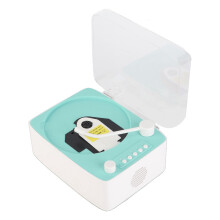 CD Player Mini Multifunctional Vintage Bluetooth Speaker CD Music Player for Home Green
