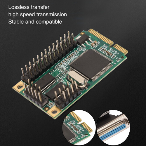 Tarjeta Mini PCIe Serial/Paralela 6Gbps 2xDB9RS232 2