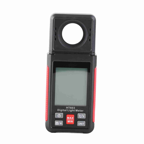 HT603 3xAAA LX Meter 145.82.6cm Schwarz/Rot 1