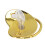 Schnuller mit goldener Krone Buchstabe M 5.5x4.8cm Clip 5