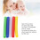 Baby-Teether aus Silikon, 5 Stück, 5 Farben 4