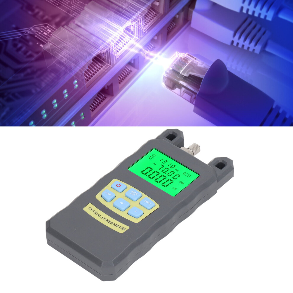 Optical Power Meter Accurate 2.5Mm Interface Optical Fiber Power Meter With Sc Connector Gray 9371320804427