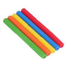 5 piezas de tubos de dentición para bebé, 5 colores, resistentes a mordidas