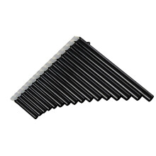 Flauta de pan de 16 tubos G-A2, 260x235x20mm, Negro/Naranja/Amarillo