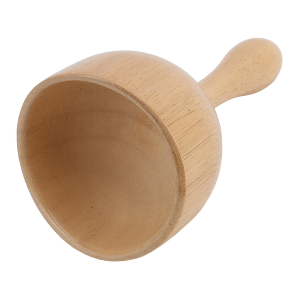 Wooden Handheld Massage Cup Oak Meridian Dredging Reduce Fat Relaxing Muscles Scrapper Cup for Shoulder Legs