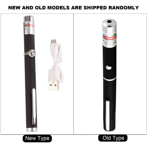 Laser Pointer USB Charging Pen Cat Interactive Toy Pen Light Tool for Home Office Green Beam 2