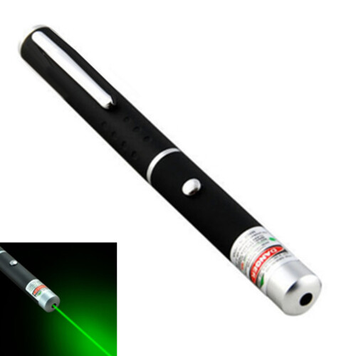 Laser Pointer USB Charging Pen Cat Interactive Toy Pen Light Tool for Home Office Green Beam