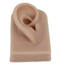 Rechtes Ohr Silikon-Ohrmodell 8x5x3.7 cm braun