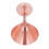 150 ml Edelstahl-Martini-Glas Roségold 3