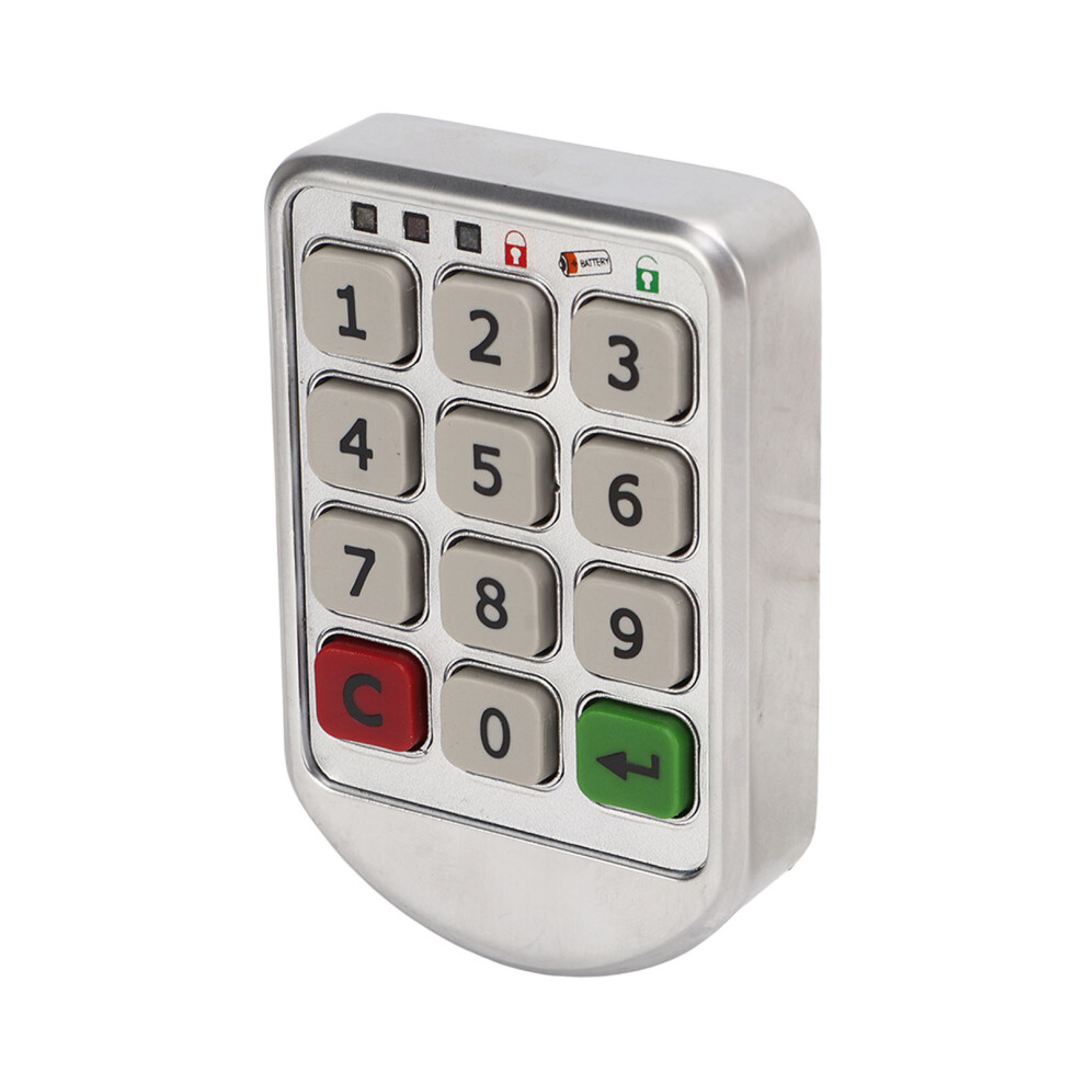 Electronic Cabinet Coded Lock Keyless Password Drawer Lock Zinc Alloy For Home Office Wardrobe Locker 9351320808755