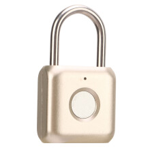 Fingerabdruck-Vorhängeschloss Silber IPX2 20 Stück 58x32x14mm
