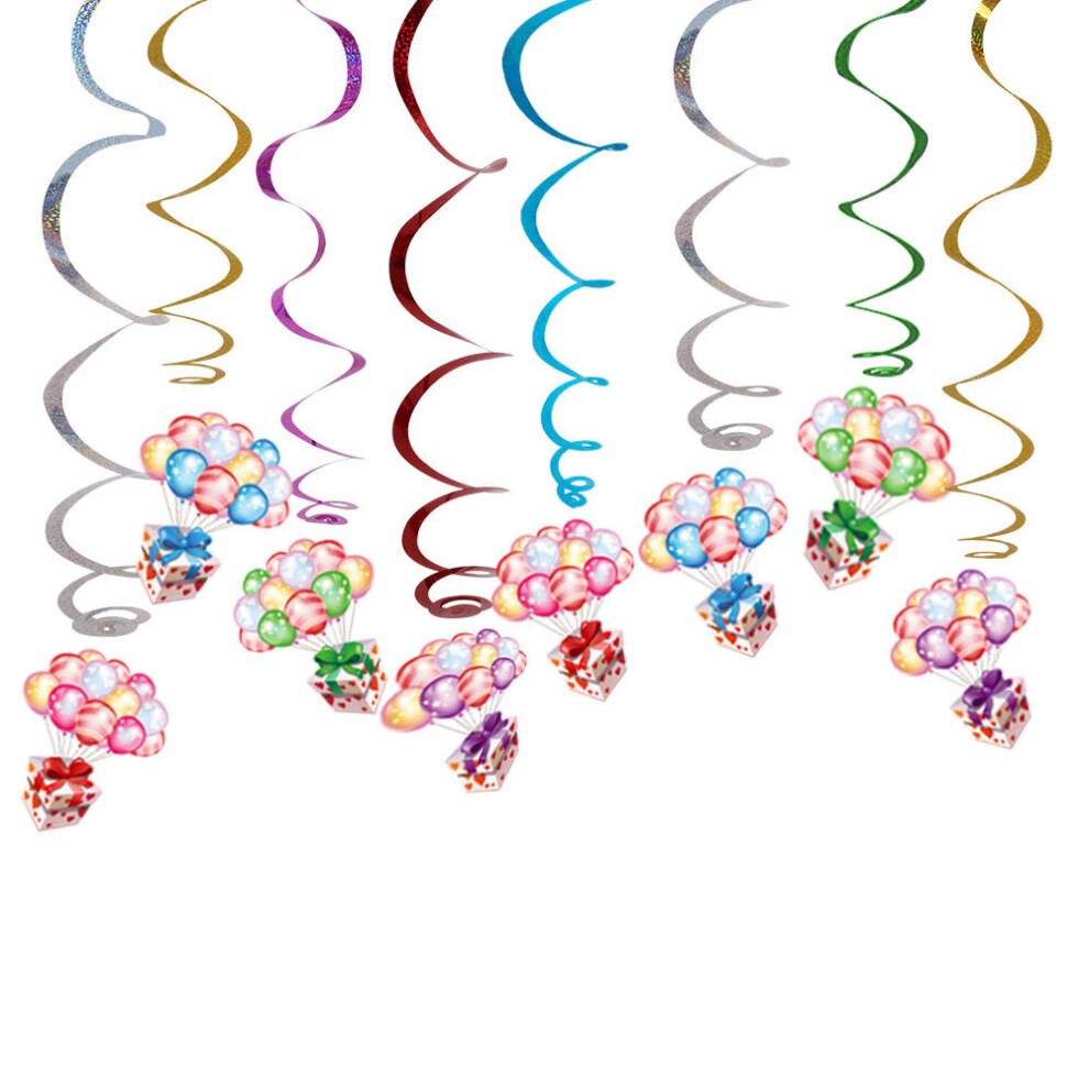 (Spiral Balloon)Adorabile Striscione Animali E Palloncino Decorazioni Spirali Perfetto Per Compleanni Scuola