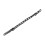 Cadena curb de aluminio 10m plateada/negra para collares 4