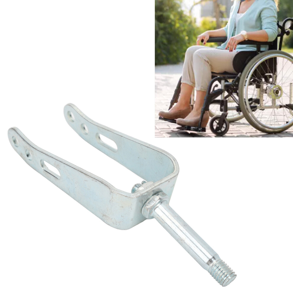 Wheelchair Front Wheel Fork Steel Bearing Wheel Front Fork for Wheelchair Replacement Parts