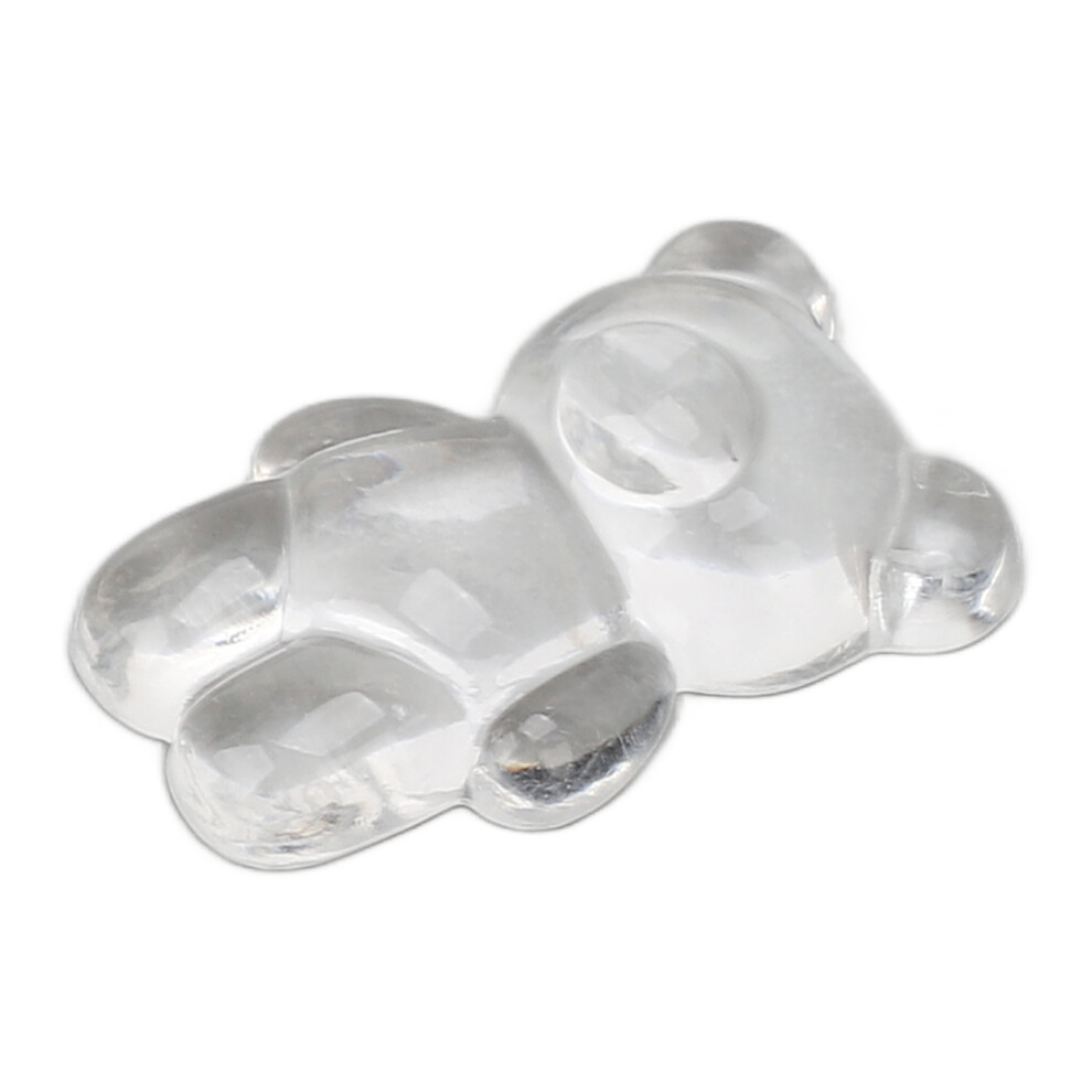 50pcs Nail Polish Color Card Transparent Acrylic Cute Cartoon Bear Shaped Nail Art Color Display Card