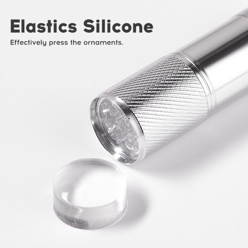 Mini-Nageltrockner, silbern 98x25x25mm, 3 AAA-Batterien 1