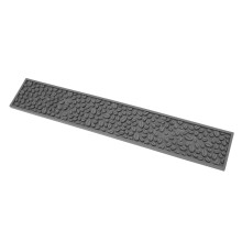 Grau PVC-Silikon Kaffee-Bar-Matte 60x10cm