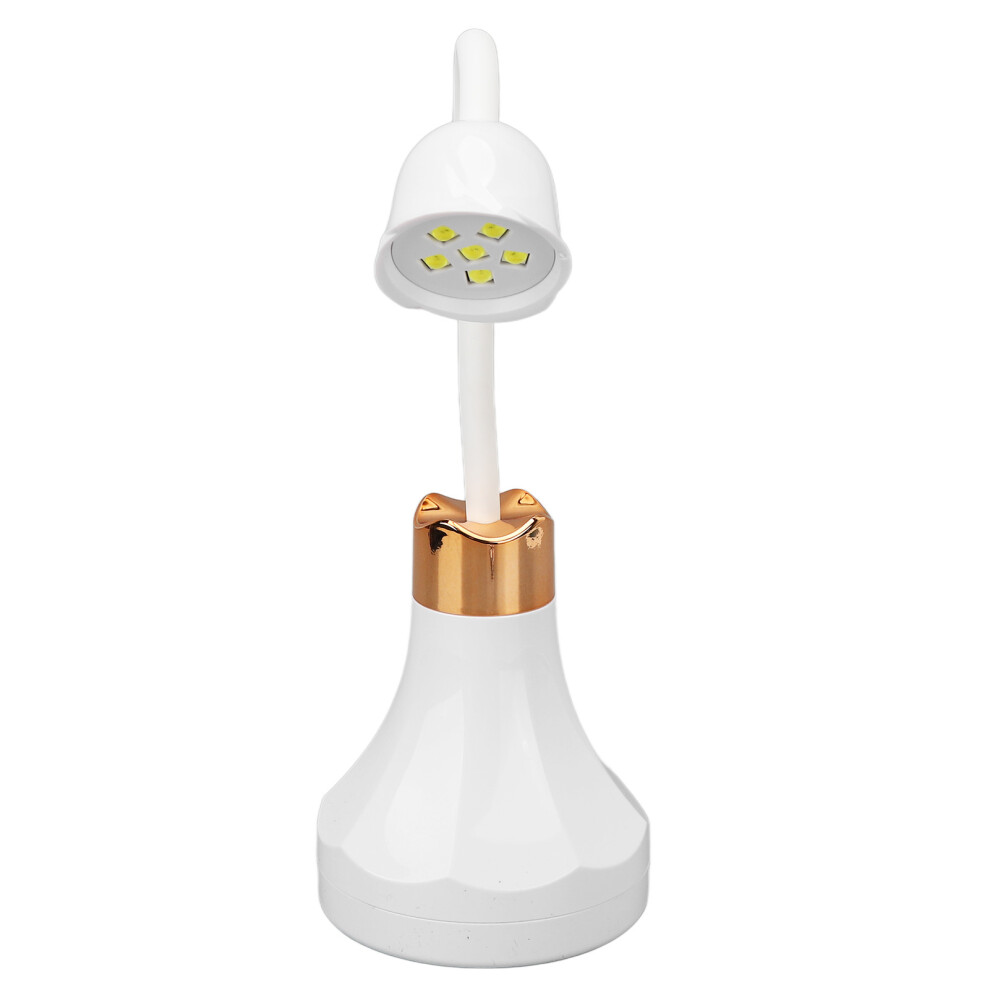 UV Gel Nail Lamp 18W Rechargeable Angle Adjustable LED USB Long Lasting UV Nail Art Light with 6 Lamp Chips