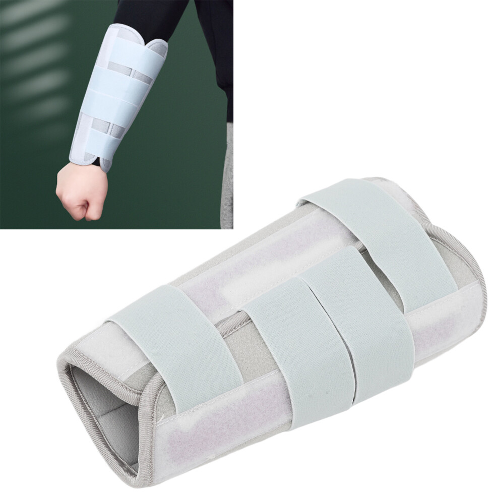 Forearm Support Splint Brace 3 Steel Plates Injuried Fixation Protection Forearm Immobilizer Brace for Children Adults S