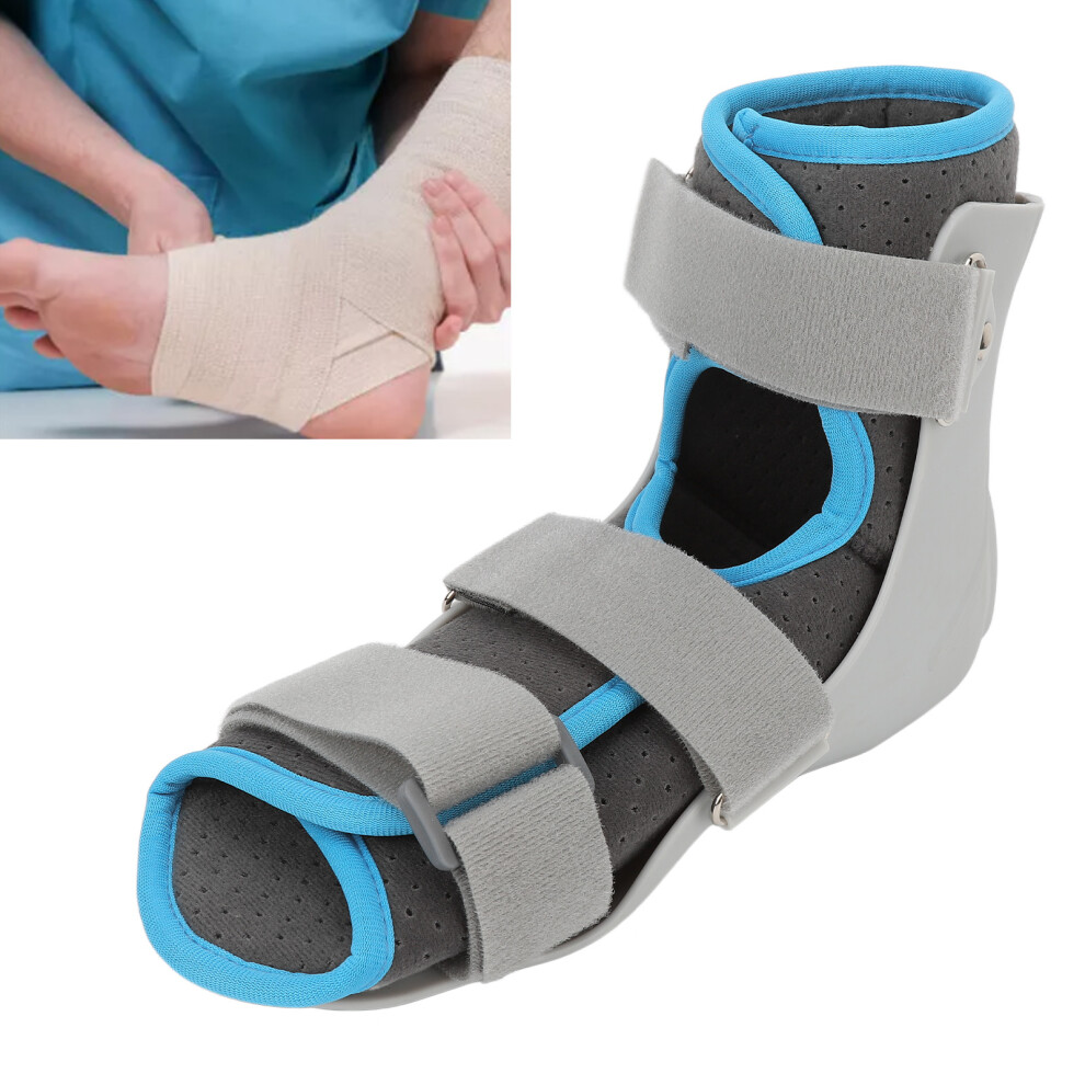 Ankle Stabilizer Breathable Hook and Loop Injury Recovery Adjustable Ankle Fixation Brace Right S