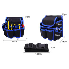 L101 Bolsa de herramientas Oxford azul 23x13x22cm portátil