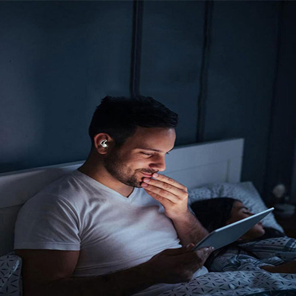 Sleeping Ear Plugs Noise Cancelling Light Soft Umbrella Shape Design Noise Cancelling Ear Plugs For Home Office Dorm Gray, 3 Layers 9481320818734