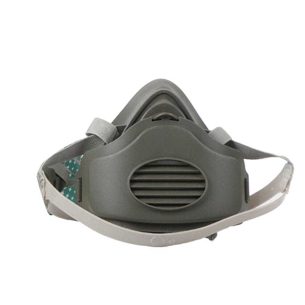 Reusable Respirator Dust Proof Rubber Breathable Washable Industrial Half Facepiece For Coal Mine Work 60Pcs Filter Cotton 9491320818788
