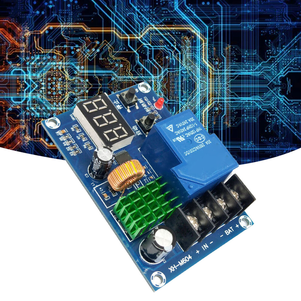 Lithium Battery Charging Control Module Digital Display Battery Charger Protection Switch 6‑60V 4981320818949