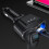 Bluetooth 2 Socket Cigarette Lighter Splitter Multifunction Car Charger Adapter with Dual USB Port 5