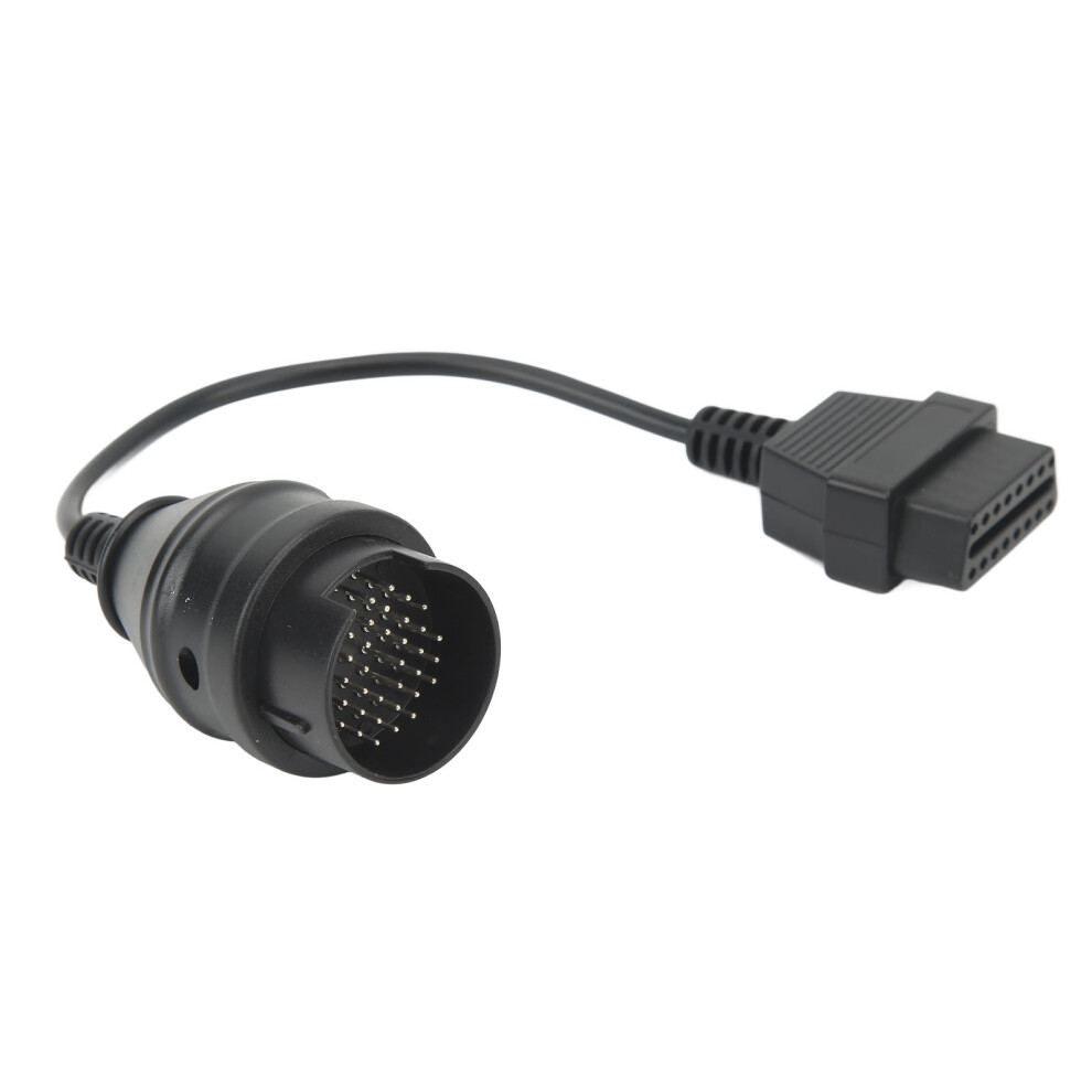 38Pin To Obd2 Diagnostic Adapter Cable Abs Wearproof 28Cm Long Replacement For Benz 8761320820588