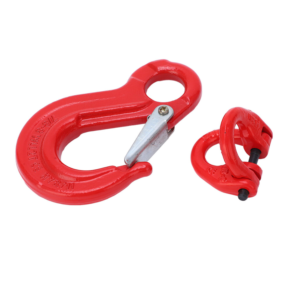 Slip Hook Eye Sling Heavy Duty 2T Bearing Trailer Lifting Chain Connector With 2 Ring Buckle 9431320822521