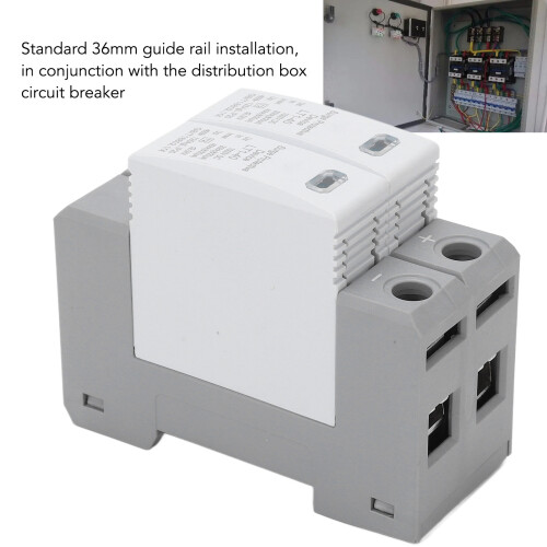 DC Surge Protective Device Modular Design Flame Retardant Quick Response Arrester Device 2P 40KA 1000V 2