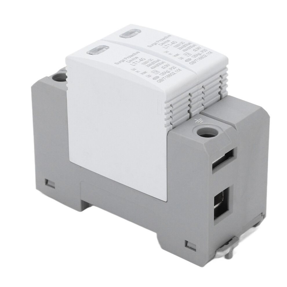 Dc Surge Protective Device Modular Design Flame Retardant Quick Response Arrester Device 2P 40Ka 1000V 9441320825156