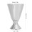 Verdickter Ein-Kopf-Jigger 48,55,8 cm Edelstahl 9
