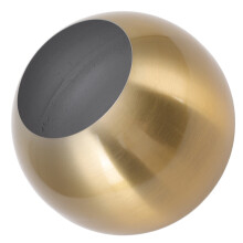 Runde Vase Antikes Gold 340 g 14 x 12 x 8,2 cm