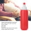 Botella de bidé portátil roja EVA/PP para posparto 7