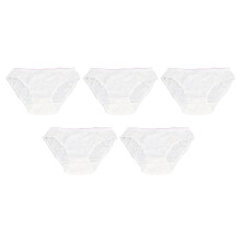 5 piezas de ropa interior de algodón desechable para maternidad rosa talla XL