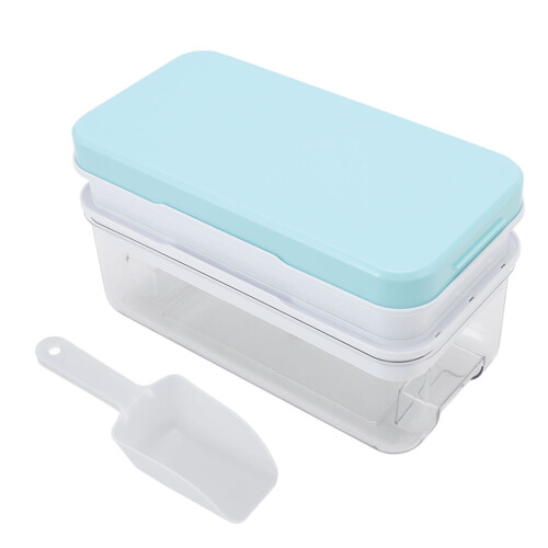 2-Schicht-Eiswürfelform 64 Eiswürfel Blau 26x13,5x15 cm 1