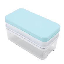 2-Schicht-Eiswürfelform 64 Eiswürfel Blau 26x13,5x15 cm
