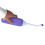 Bidet-Sprühflasche EVA/PP lila Stretch-Düse 10