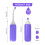 Bidet-Sprühflasche EVA/PP lila Stretch-Düse 7