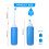 Botella de rociado para bidé azul con boquilla extensible 5