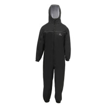 (Black, 13-14 Years) ZORAX 12M-12Y WATERPROOF Puddle All in One Childrens Kids Rain Suit Boys Girls