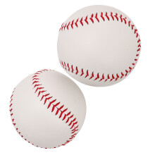Pelota de softbol de cuero PU para práctica 72mm/2.83in 2 piezas