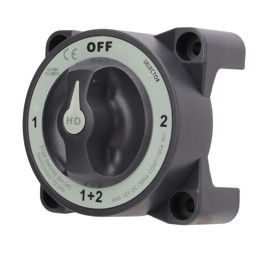 500A Marine Battery Disconnect Switch Heavy Duty 4 Position Battery Selector Switch For Rv Boat 9401320835920