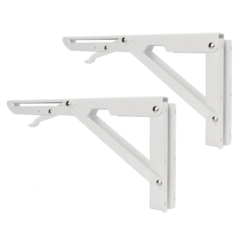 Folding Shelf Brackets 70Kg Load Bearing Collapsible Triangular Table Hinge For Rv Yacht 5001320836244