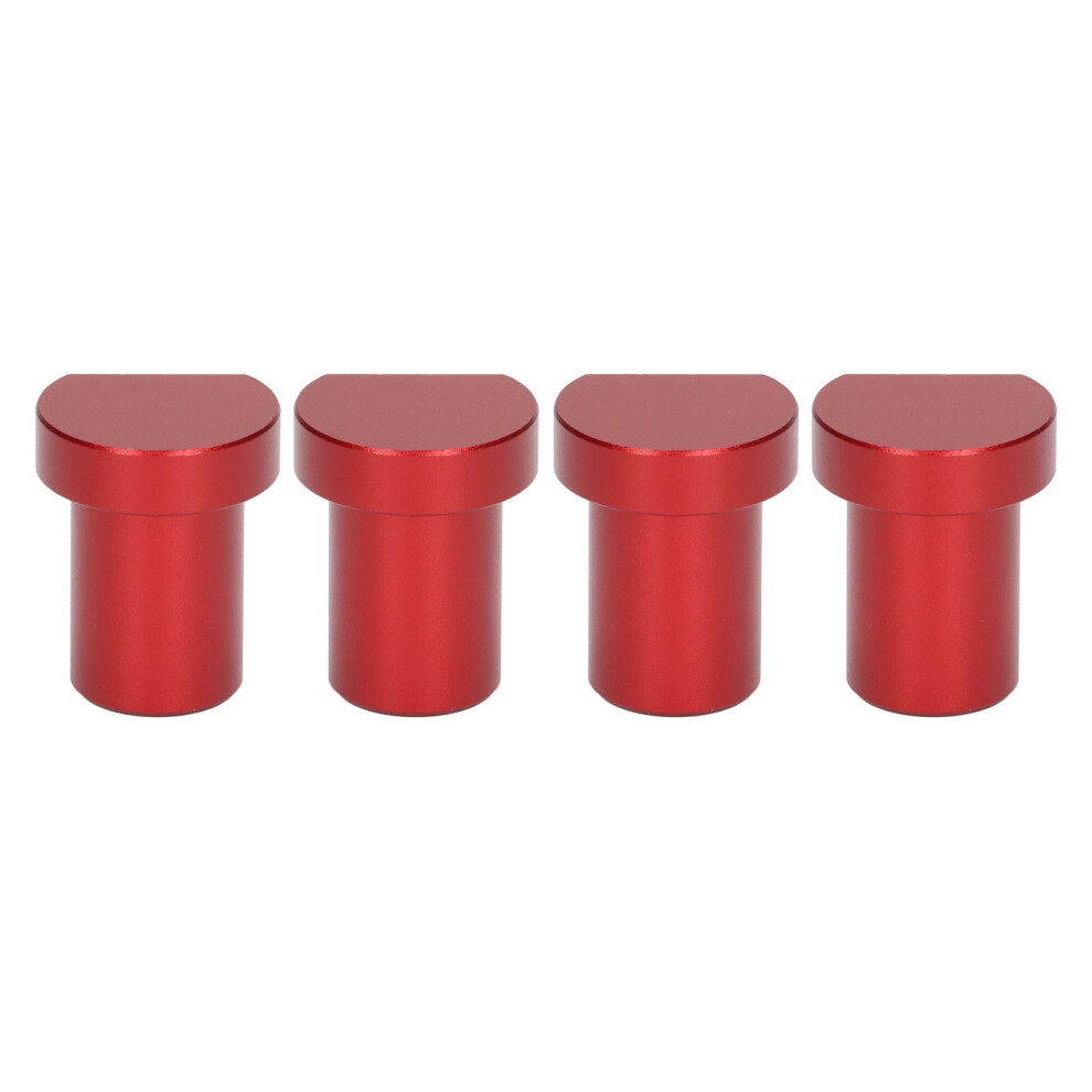 4Pcs Woodworking Desktop Limit Blocks Multifunctional Workbench Peg Brake Stops 20Mm Diameter Red 9331320838464