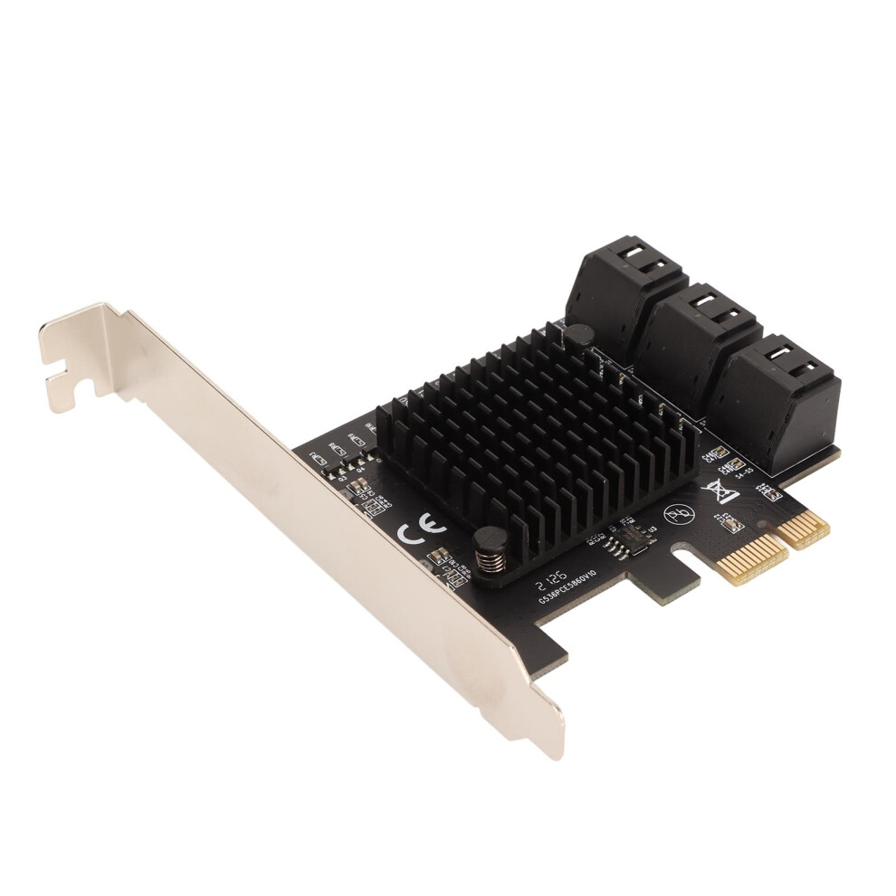 Pcie 3.0 To 6 Ports Sata Expansion Card 6Gbps Pci Express X4 X8 X16 Plug And Play Pcie Sata Card 6 Port For Windows 4941320839375