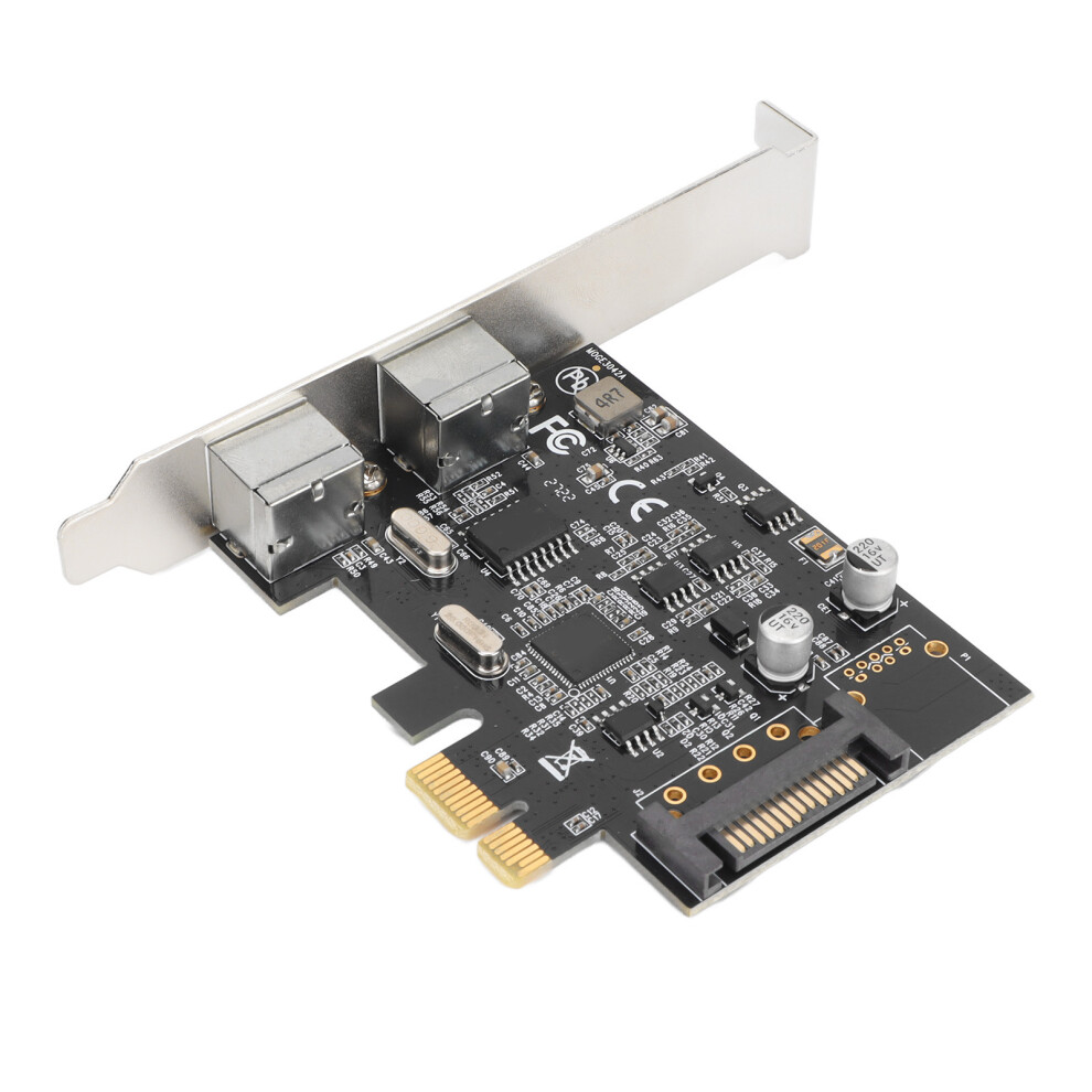 Pcie Dual Port Ps2 Expansion Card Sata Power Interface Plug And Play Ps2 Keyboard Mouse Port Expansion Card 9481320840537